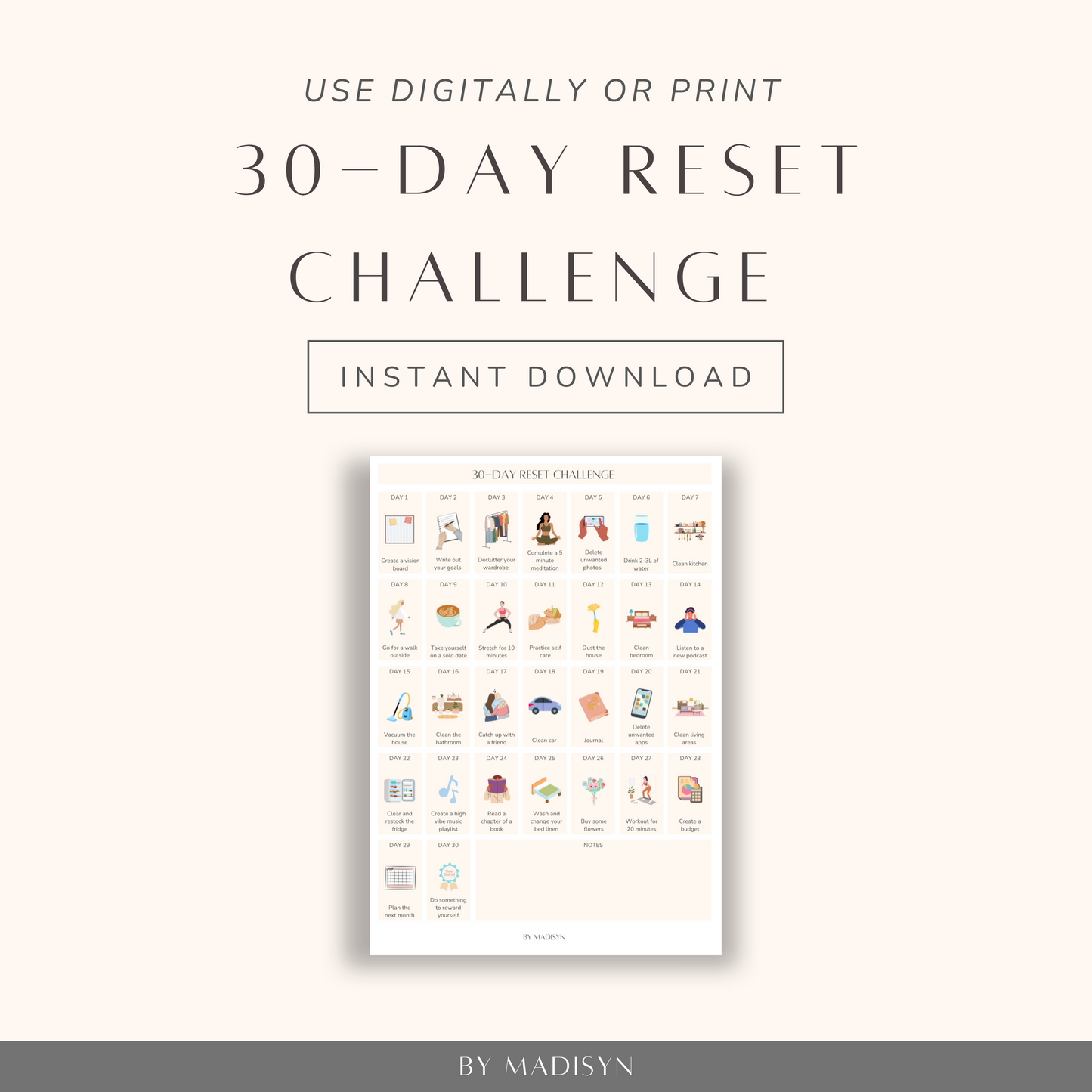 30-day Reset Challenge Download