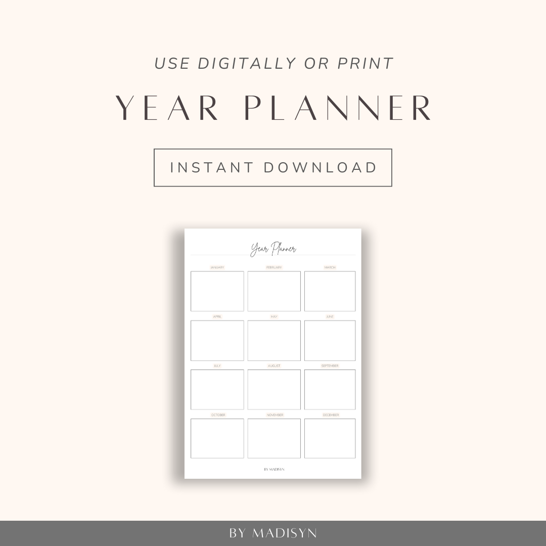 Year Planner Download