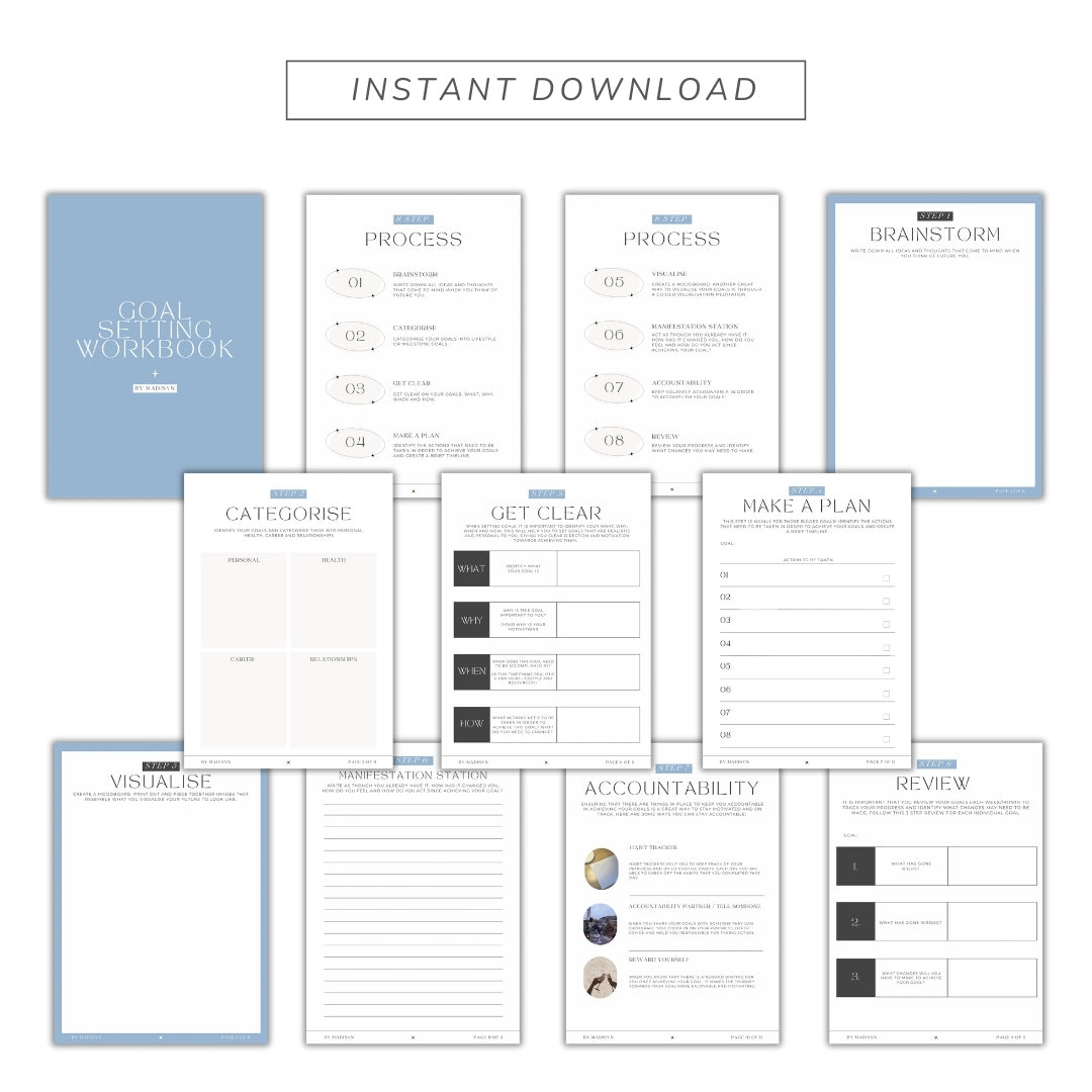 Goal Setting Workbook Download